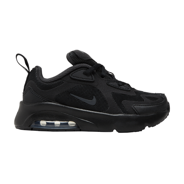 Nike Air Max 200 Triple Black (PS)