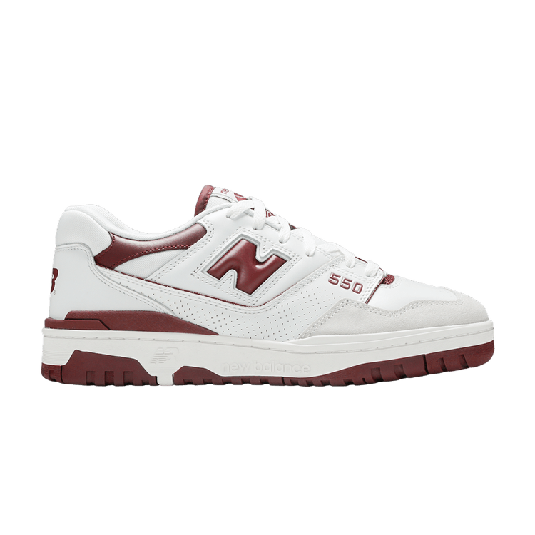 New Balance 550 Sea Salt Burgundy