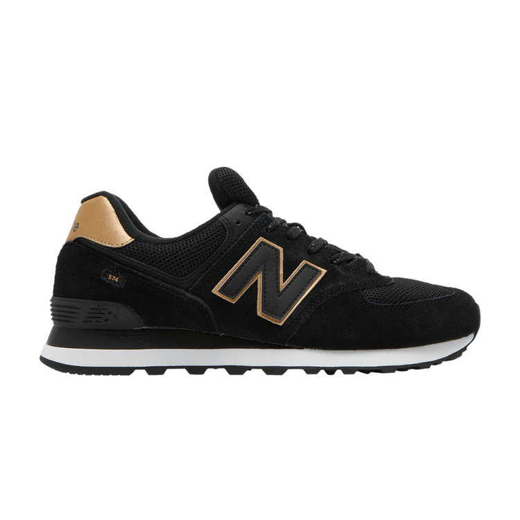 New Balance 574v2 Black Citra Yellow