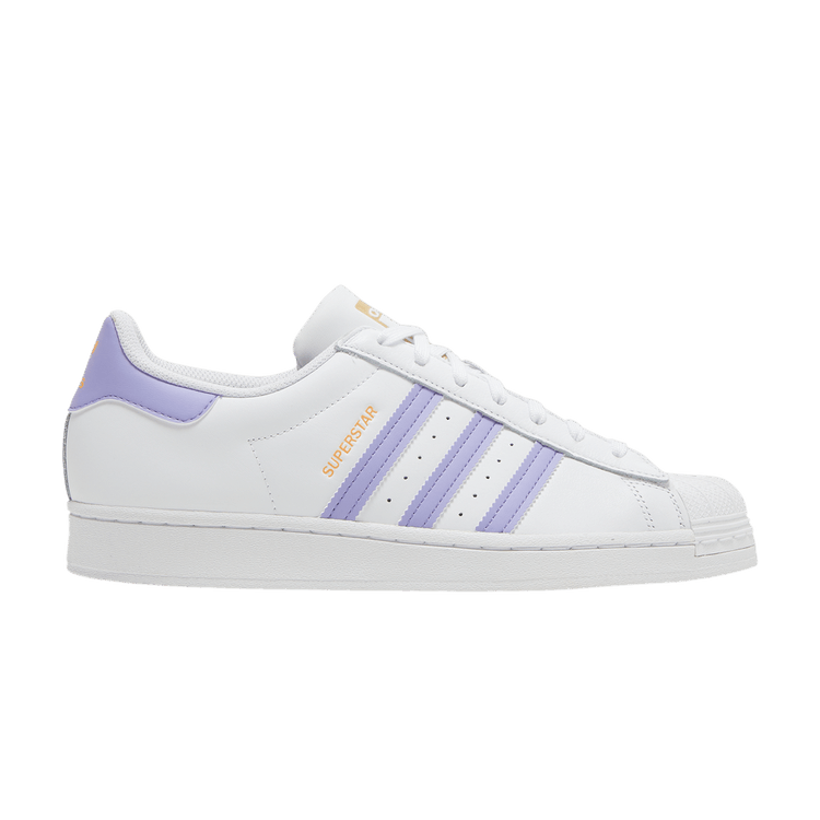 adidas Superstar White Light Purple