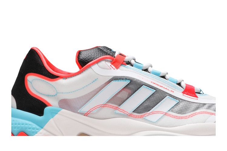 adidas Ozweego Pure Bright Cyan Solar Red