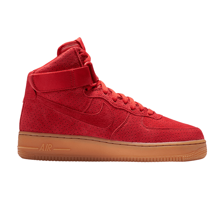 Nike Air Force 1 High Suede University Red Gum (Women's)