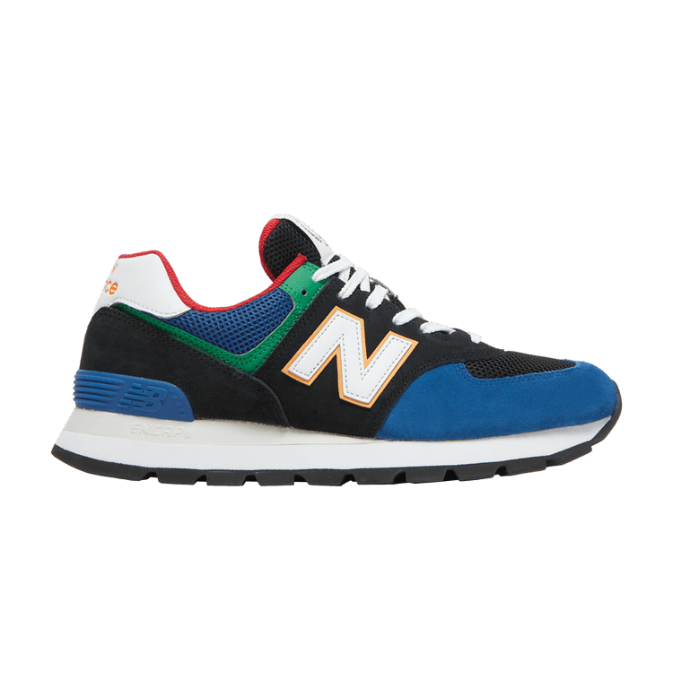 New Balance 574 Rugged Black Captain Blue