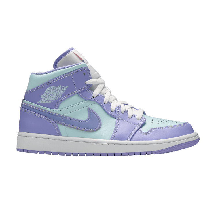 Jordan 1 Mid Purple Aqua