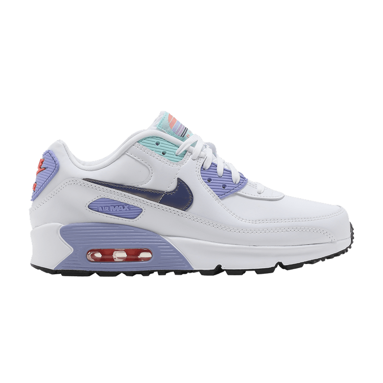 Nike Air Max 90 SE White Dark Purple Dust (GS)