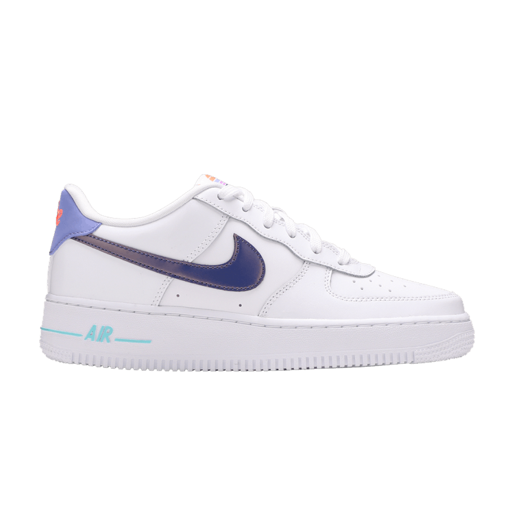 Nike Air Force 1 Low LV8 White Dark Purple (GS)