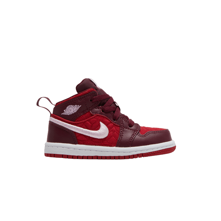 Jordan 1 Mid Red Quilt (TD)