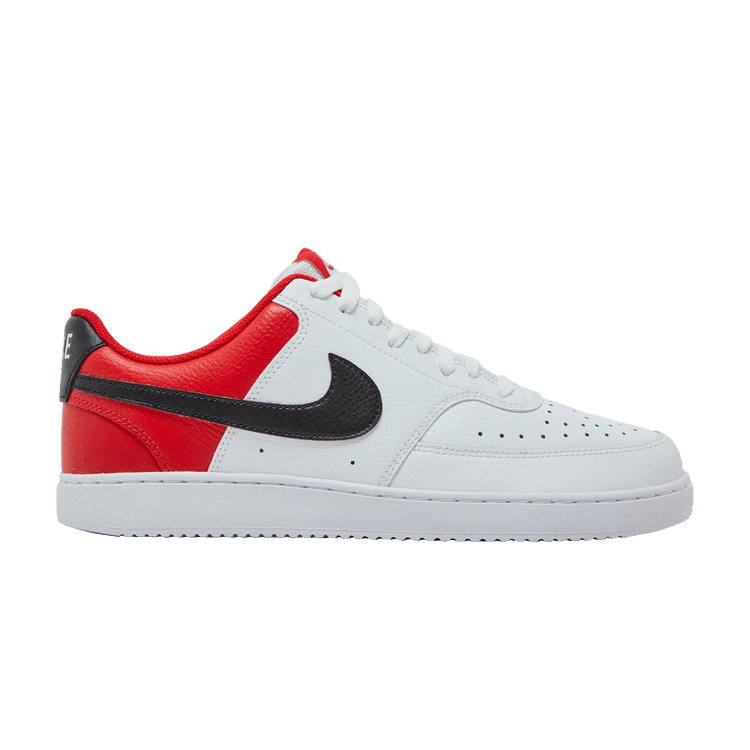 Nike Court Vision Low White Black University Red
