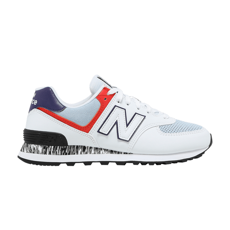 New Balance 574 White Ghost Pepper (Women's)