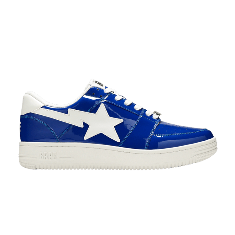 A Bathing Ape Bape Sta Low Patent Blue