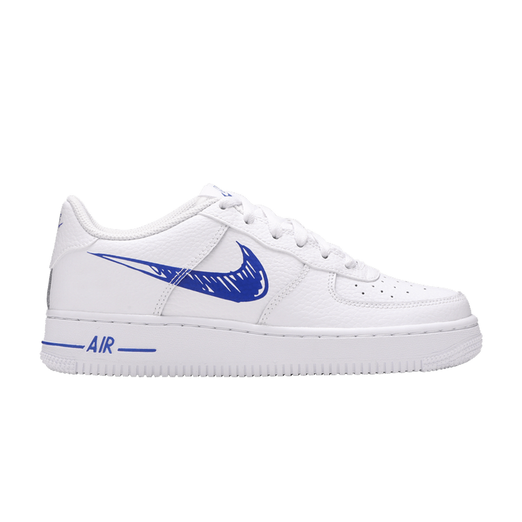 Nike Air Force 1 Low Sketch White Royal (GS)