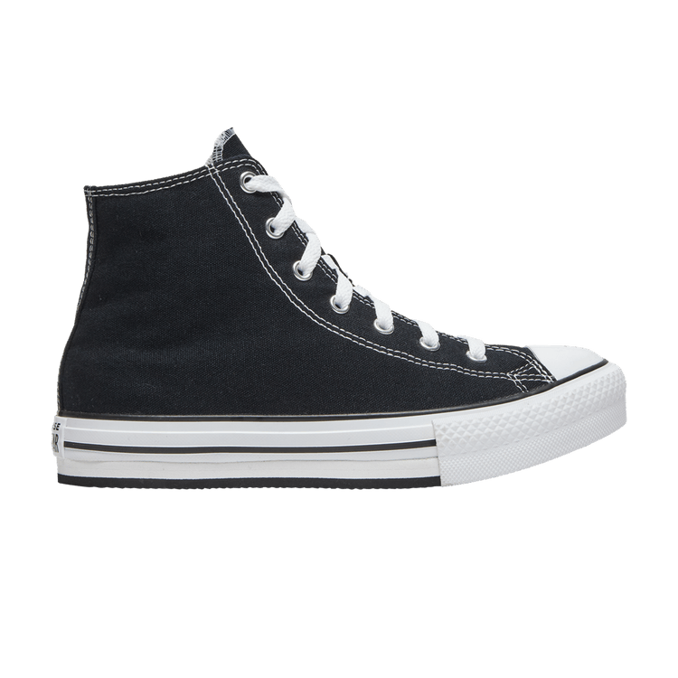 Converse Chuck Taylor All Star EVA Lift Platform Hi Black White (GS)