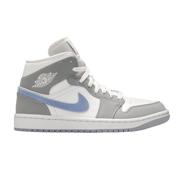 Jordan 1 Mid Wolf Grey Aluminum (Women's)