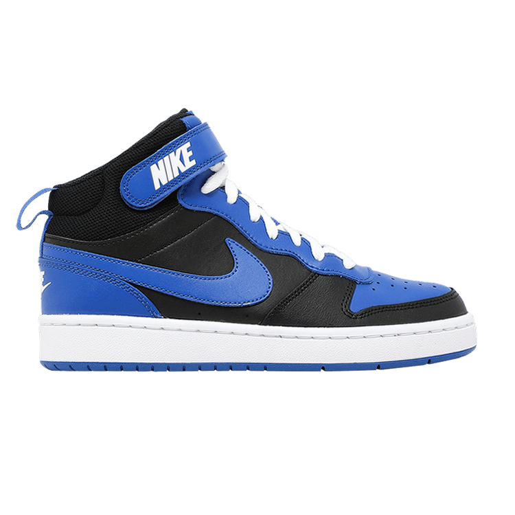 Nike Court Borough Mid 2 Black Game Royal (GS)