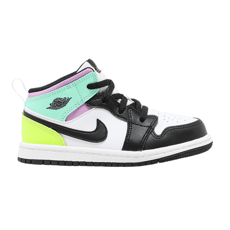 Jordan 1 Mid Pastel Black Toe (TD)