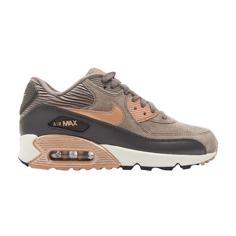 Nike Air Max 90 Leather Iron Metallic Red Bronze (Women's)