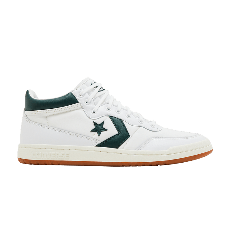 Converse Fastbreak Pro Mid White Deep Emerald