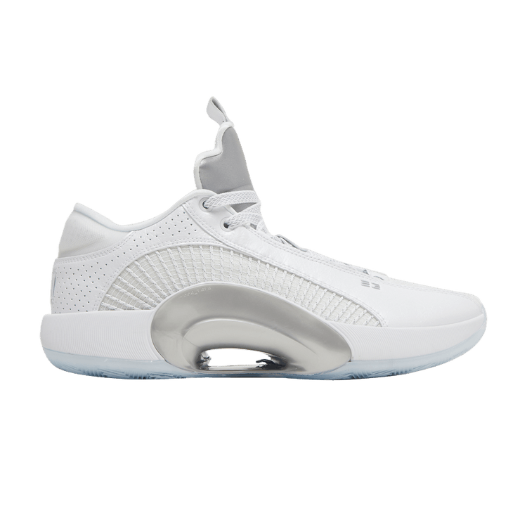 Jordan XXXV Low Metallic Silver (Clear Sole)