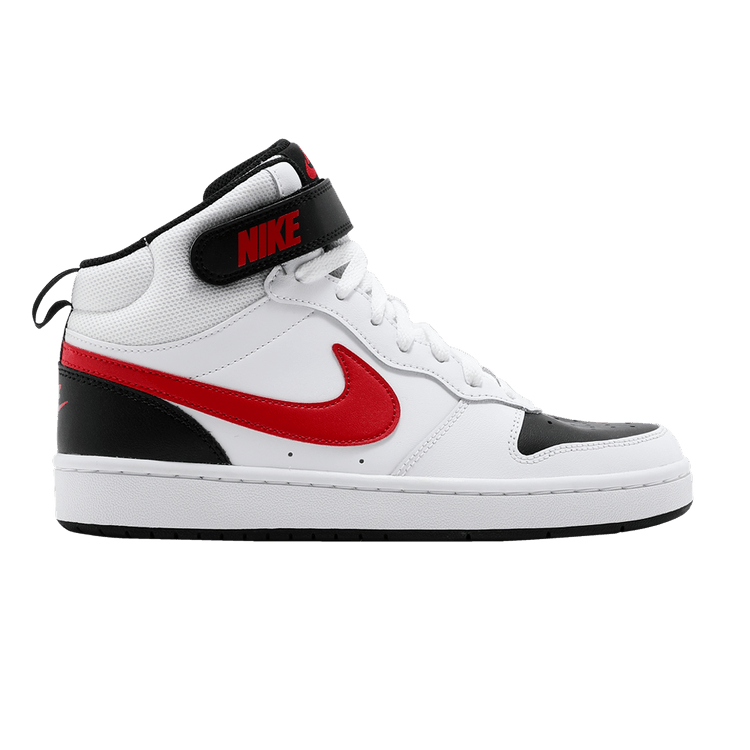 Nike Court Borough Mid 2 White University Red (GS)