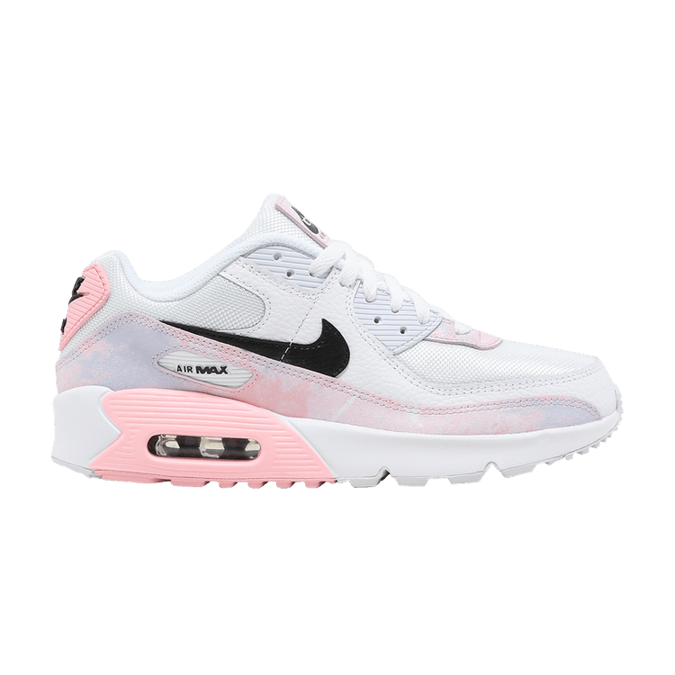 Nike Air Max 90 White Pink Tie-Dye (GS)