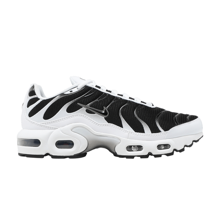 Nike Air Max Plus White Metallic Pewter Black (GS)