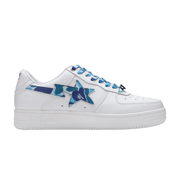 A Bathing Ape Bape Sta Low White ABC Camo Blue (2021)