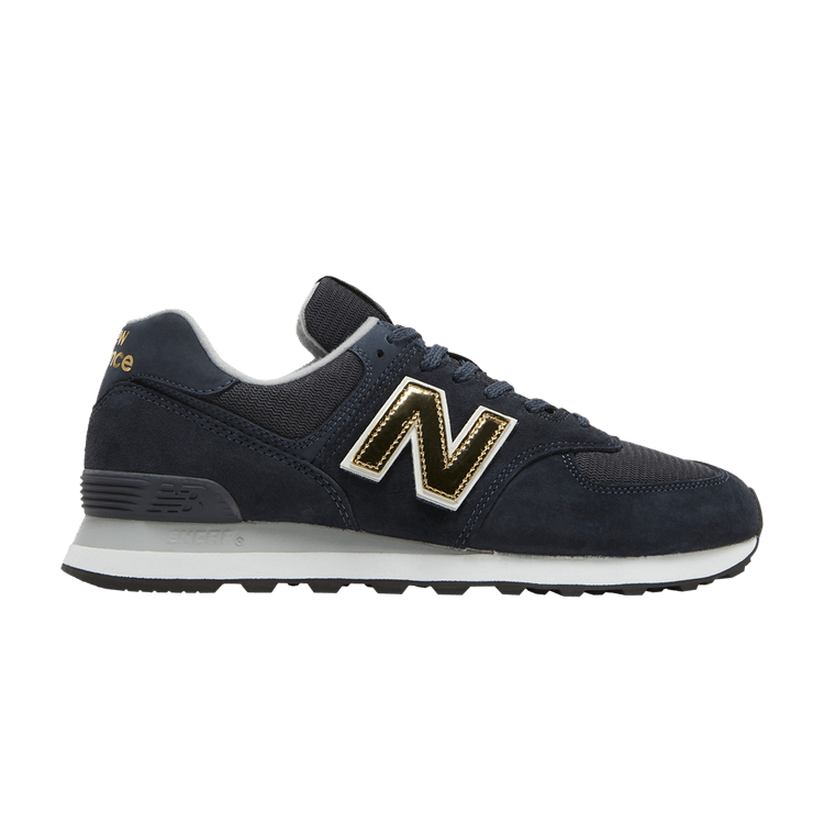 New Balance 574 Navy Gold