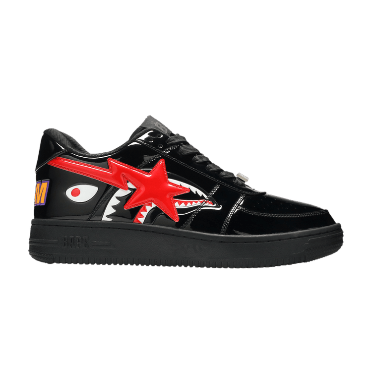 Bapesta Low M2 'Shark Face - Black' - Side Kicks