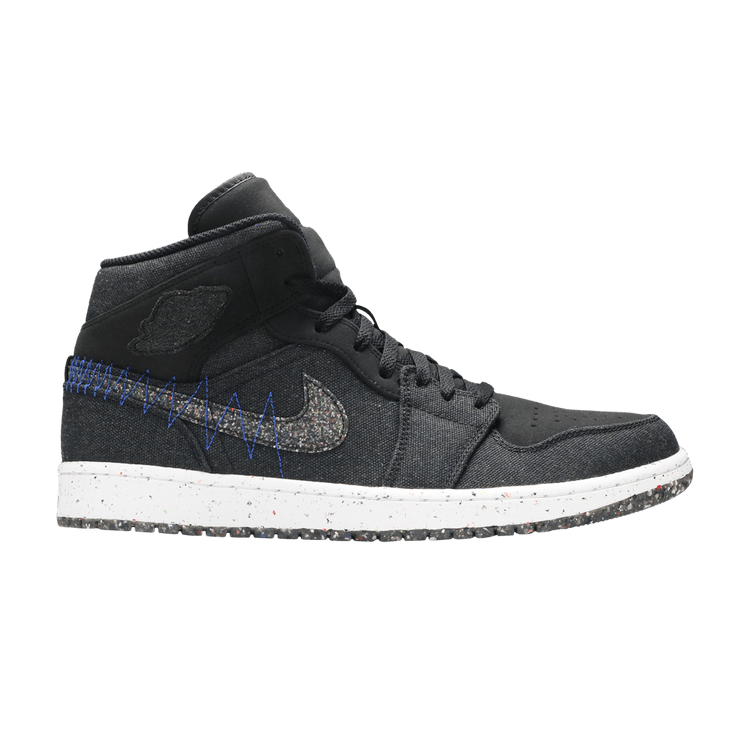 Jordan 1 Mid Crater Black