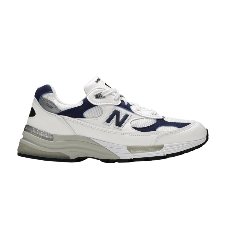 New Balance 992 White Navy