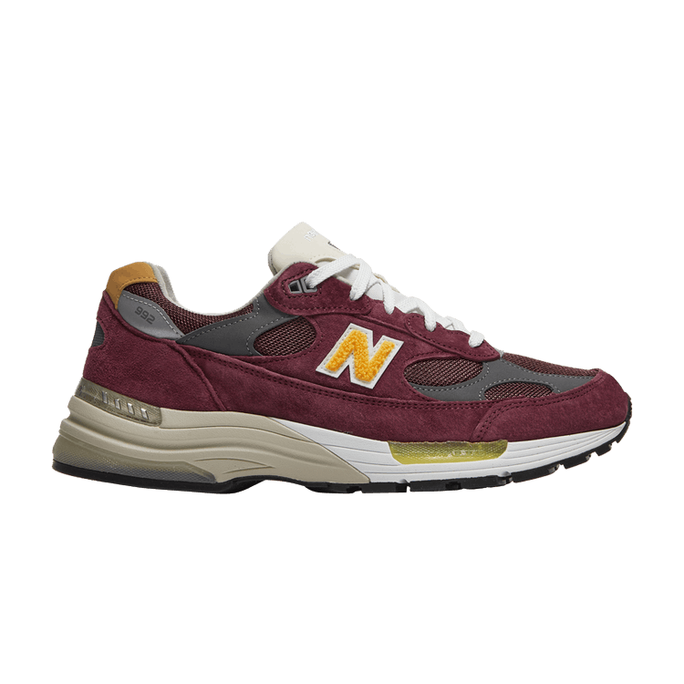 New Balance 992 Burgundy Gold