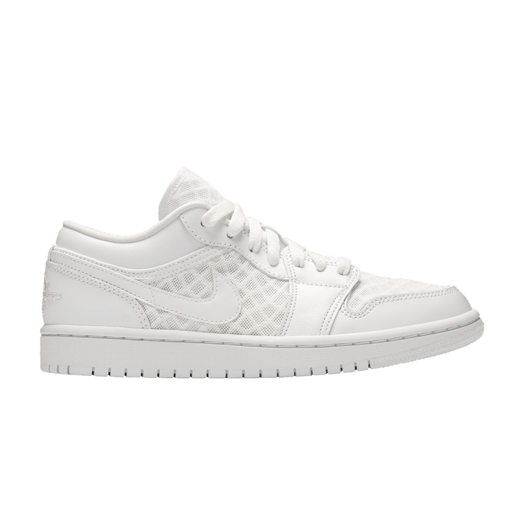 Jordan 1 Retro Low Breathe Triple White (Women's)