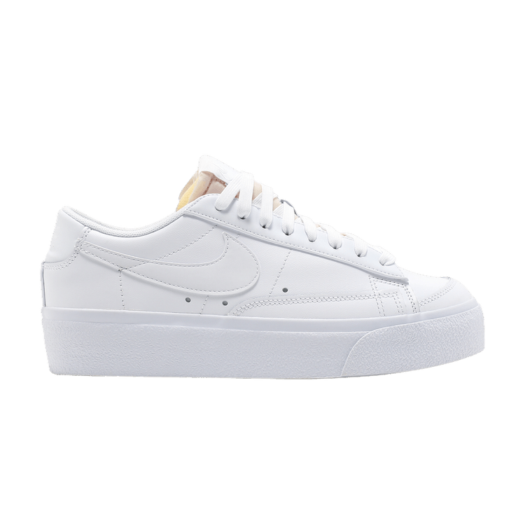 Nike Blazer Low Platform Triple White (Women's)