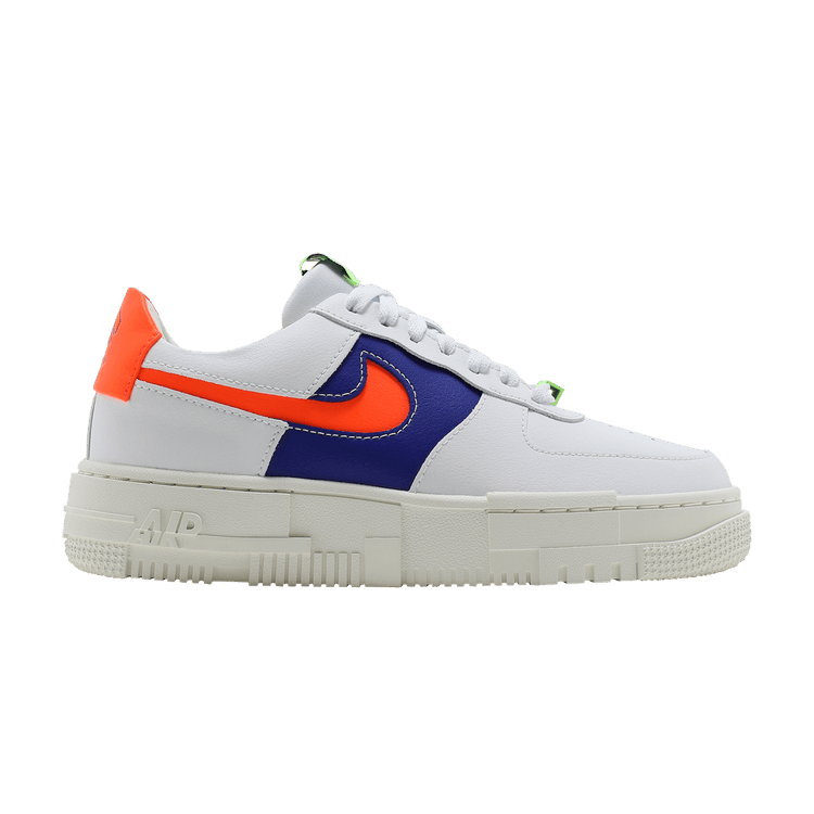 Nike Air Force 1 Low Pixel White Concord Crimson (Women's)