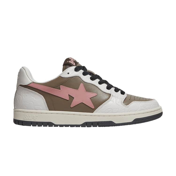 A Bathing Ape Bape Court Sta Brown Pink