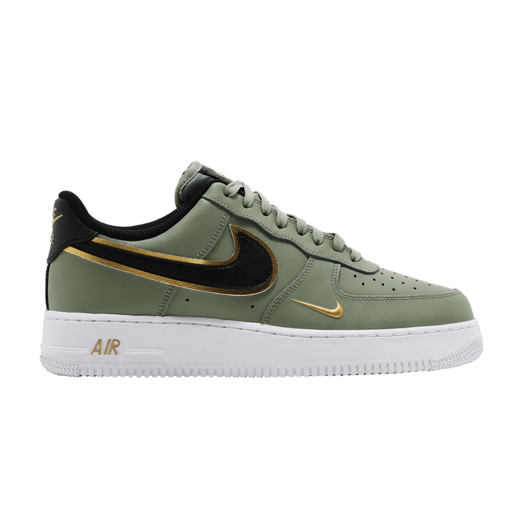 Nike Air Force 1 Low '07 LV8 Double Swoosh Olive Gold Black