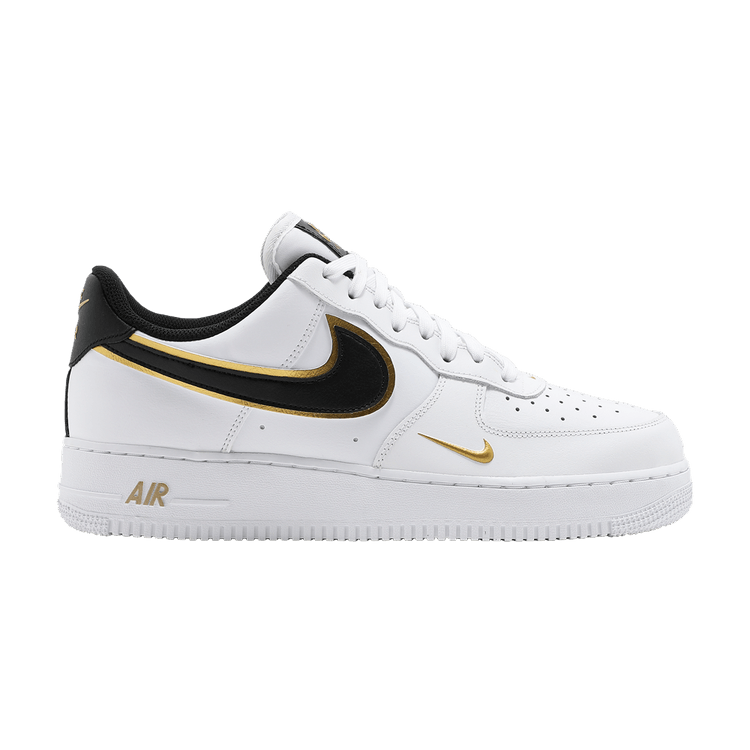 Nike Air Force 1 Low '07 LV8 Double Swoosh White Metallic Gold