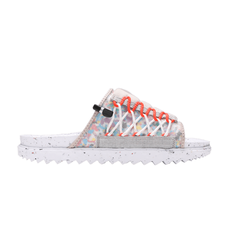 Nike Asuna Crater Slide Cream 2 White Orange Black