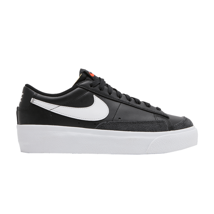Nike Blazer Low Platform Black White (Women's)