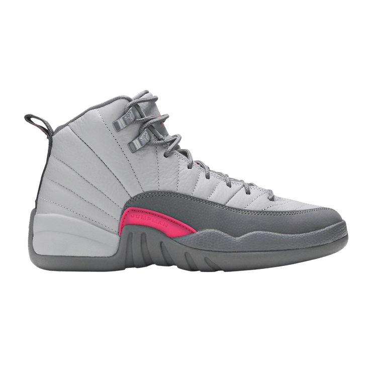 Jordan 12 Retro Wolf Grey Vivid Pink (GS)