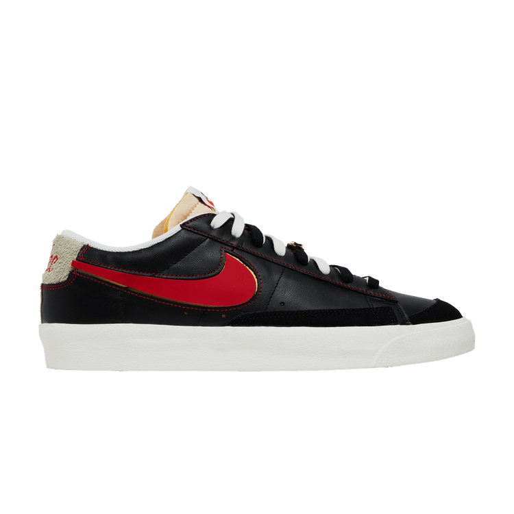 Nike Blazer Low 77 Black Natural Removable Swoosh