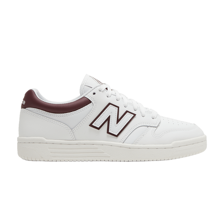 New Balance 480 White Maroon