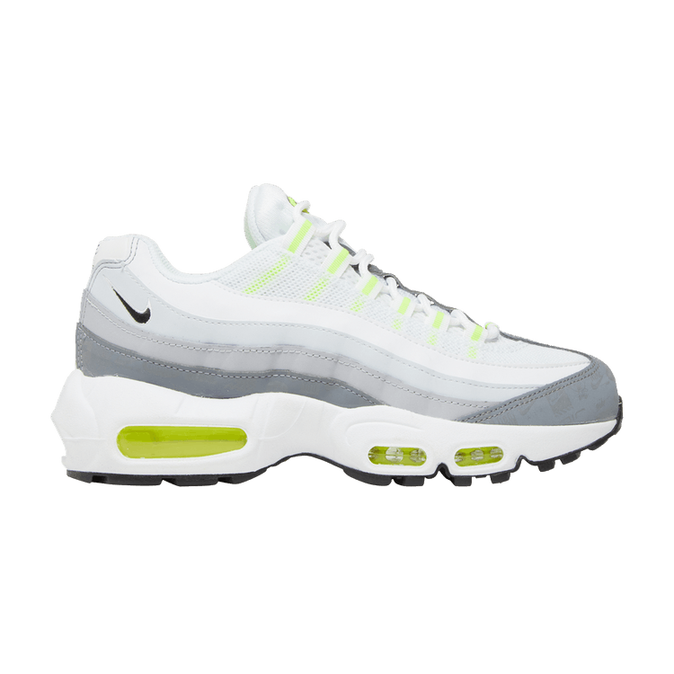 Nike Air Max 95 Recraft White Grey Volt (GS)