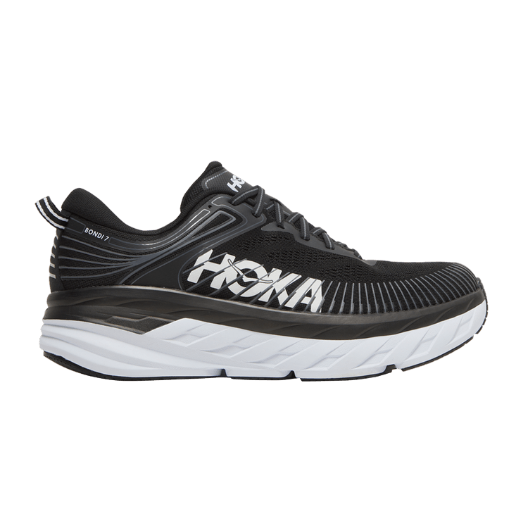 Hoka One One Bondi 7 Black White