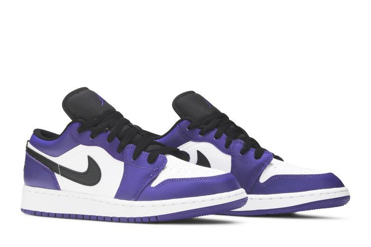 Jordan 1 Low Court Purple White (GS)