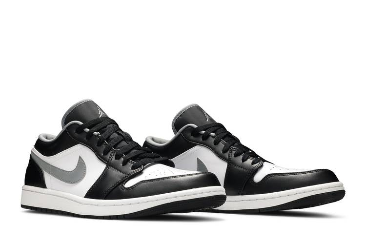 Jordan 1 Low Black White Grey Side Kicks