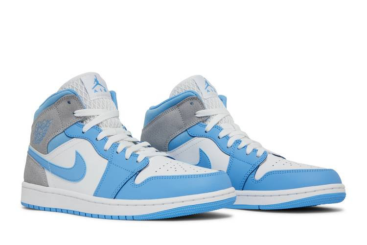 Jordan 1 Mid University Blue Grey