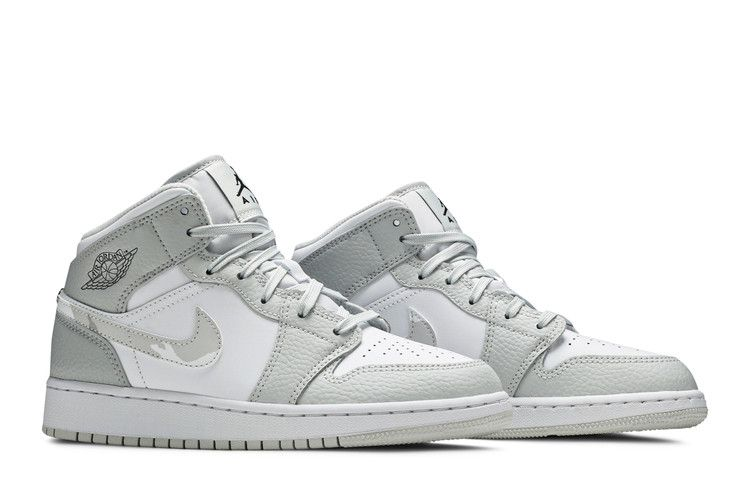 Jordan 1 Mid Grey Camo (GS)