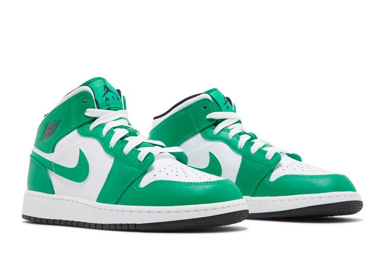 Jordan 1 Mid Lucky Green (GS)