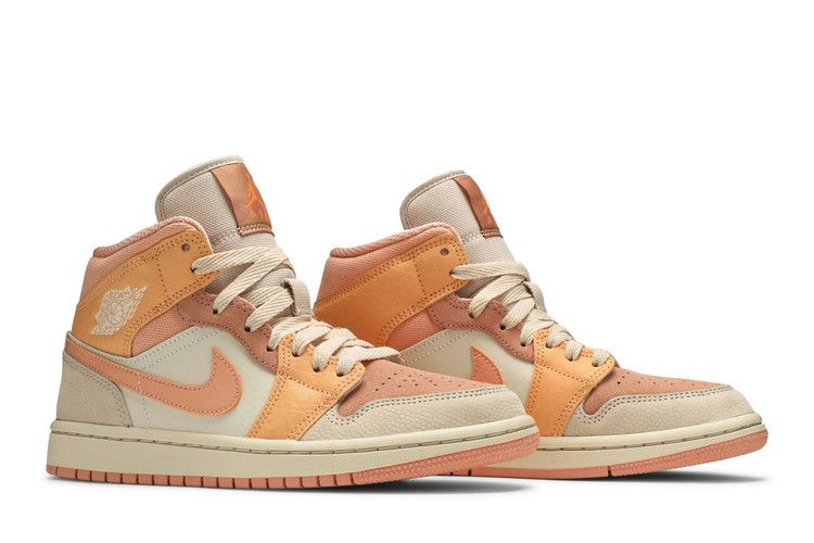 Jordan 1 Mid Apricot Orange (Women's)